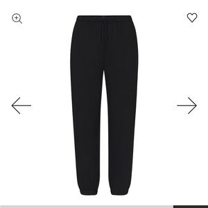 14. Skims onyx cotton fleece classic jogger 2x nwt 🖤